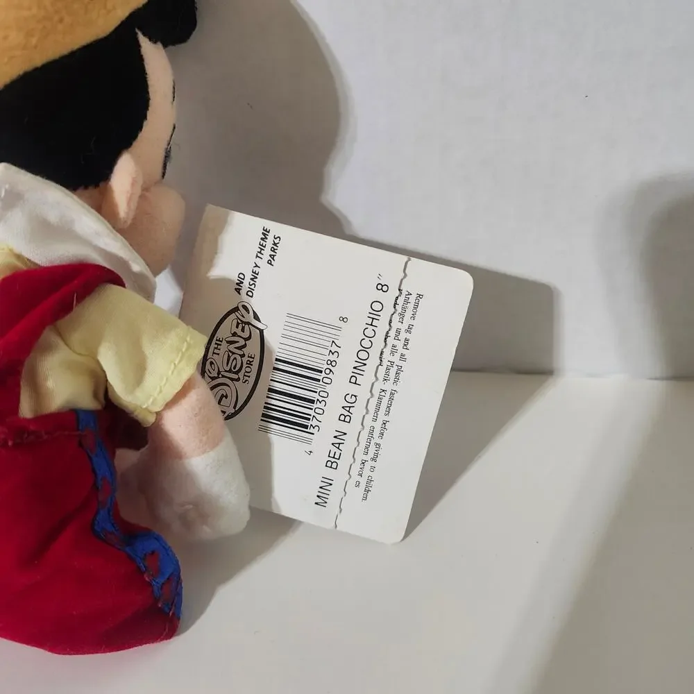 Disney Store Pinocchio Mini Bean Bag Plush 8